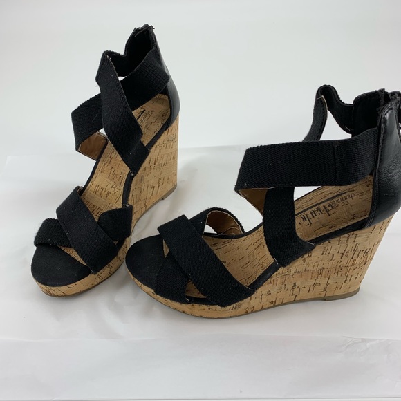 Charming Charlie Shoes - Charming Charlie’s Wedges Black Size 8